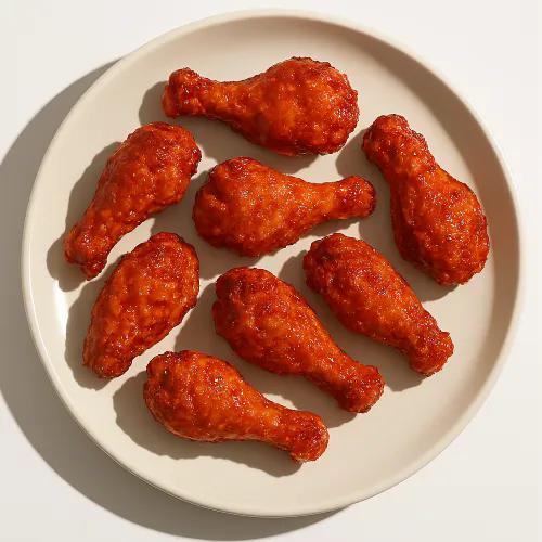 Hot Sauce Dipped Wings 